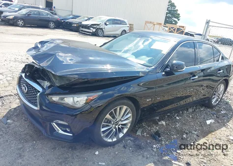 2020 Infiniti Q50 Luxe z USA, uszkodzony, nr VIN JN1EV7AP1LM204477